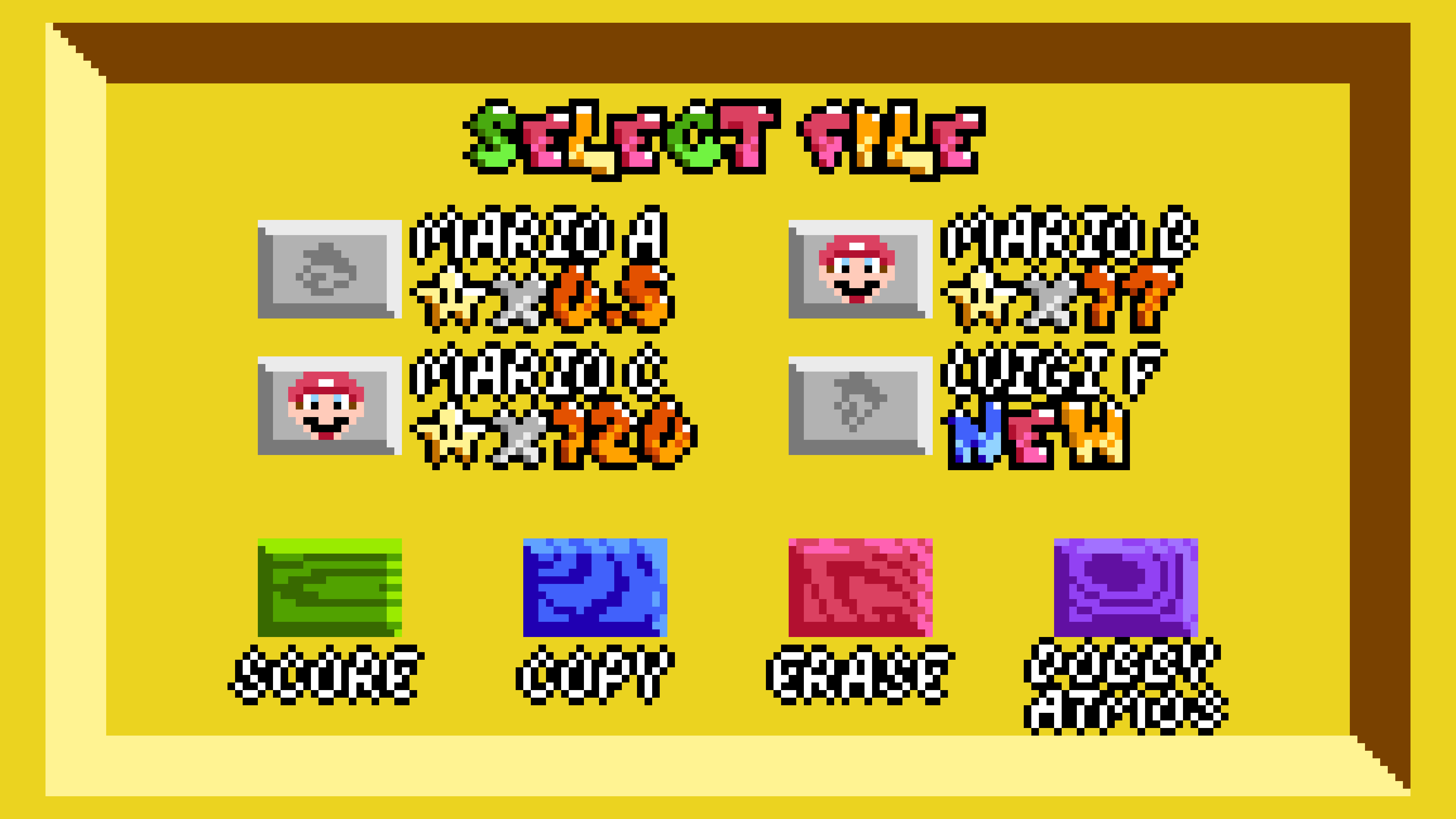 Super Mario 64 File Select